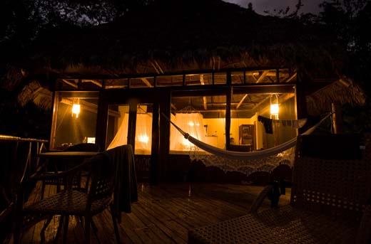 cabin no.3 at night