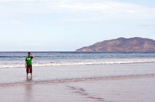 kevan on tamarindo beach